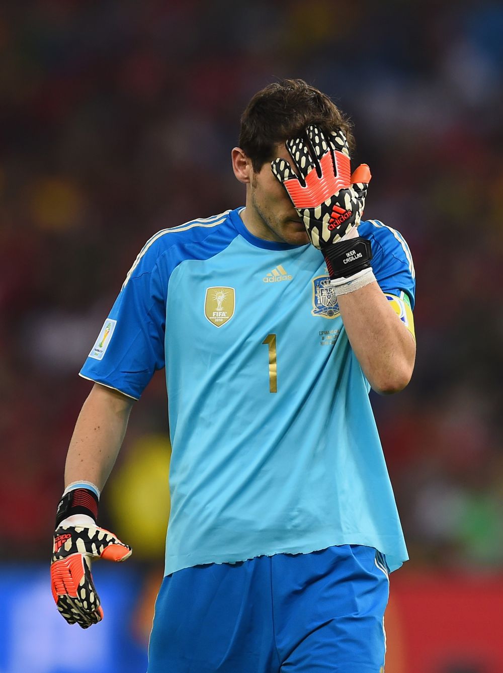IMAGINI DRAMATICE! Cum a fost surprins Casillas in timpul meciului cu Chile_3