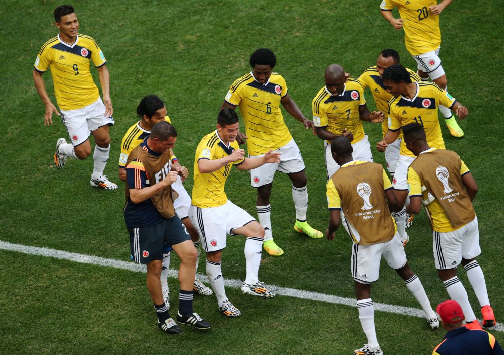 Imagine senzationala la CM! Ce au facut jucatorii Columbiei dupa ce au dat gol impotriva Coastei de Fildes_3