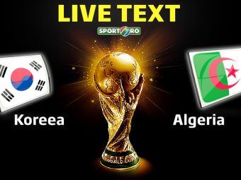 
	Algeria viseaza la calificare: un egal cu Rusia o duce in optimi! Coreea 2-4 Algeria: prima echipa africana care inscrie de 4 ori
