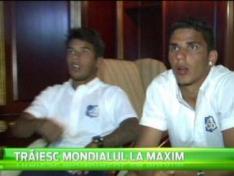 Gemenii brazilieni de la Pandurii au avut emotii MAXIME cu Chile! Cum au trait meciul in cantonament
