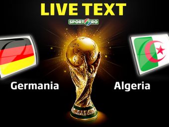 
	FRANTA - GERMANIA in sferturile CM! Schurrle i-a salvat pe nemti in min 2 al prelungirilor, Ozil si Djabou au inscris in ultimele secunde ale meciului! Germania 2-1 Algeria
