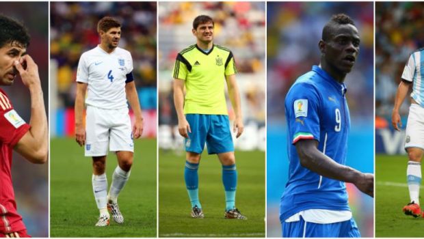 
	Cele mai mari &quot;TEPE&quot; de la Mondial! Englezii au facut TOP 5 fotbalisti care au dezamagit, unul dintre ei e inca la turneul final
