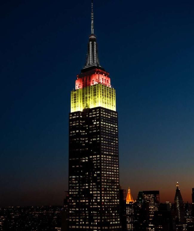 FOTO FABULOS! Ce s-a intamplat cu Empire State Building din New York dupa ce Germania a umilit Brazilia la Mondial _1