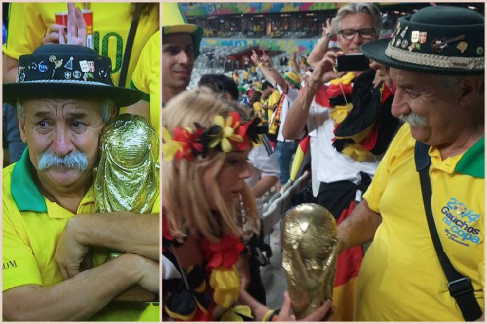FOTO | Gestul SUPERB al fanului brazilian care face inconjurul internetului! Ce a facut la finalul partidei cu Germania:_2