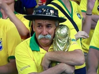
	FOTO | Gestul SUPERB al fanului brazilian care face inconjurul internetului! Ce a facut la finalul partidei cu Germania:
