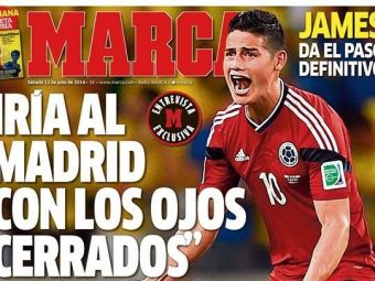 
	Transfer GALACTIC la Real! James Rodriguez in Marca: &quot;As veni la Madrid cu ochii inchisi!&quot; | Chelsea a mai luat un jucator de la Barcelona dupa Fabregas
