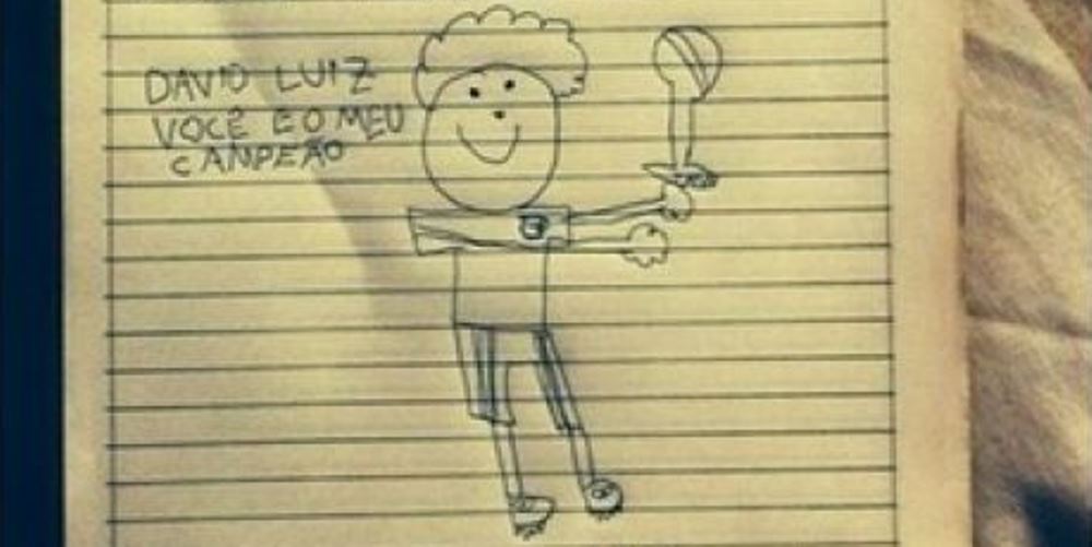 "Tu ramai campionul meu!" Scrisoarea emotionanta primita de David Luiz de la o fetita de 9 ani dupa umilinta cu Germania_2