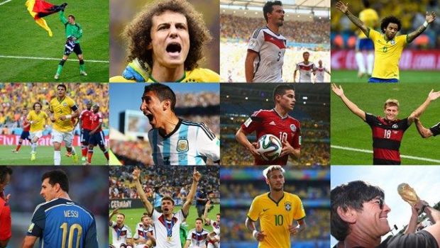 
	FIFA a anuntat echipa IDEALA a turneului final din Brazilia! Paradox MONDIAL: 3 brazilieni in aparare, Germania are 4 jucatori
