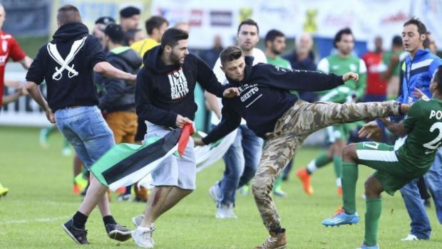 VIDEO SOCANT! Jucatorii au fost macelariti pe teren din cauza RAZBOIULUI din Gaza! Ce s-a intamplat la un meci amical