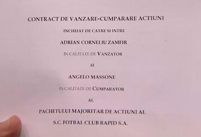 BOMBA la Rapid: Massone spune ca e patron din 15 iulie! "Contractul lui Moraru este nul! Zamfir a fost obligat sa vanda!"_1