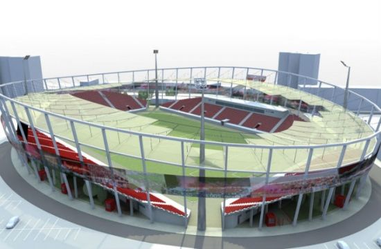 FOTO | Romania va avea inca un stadion "de Europa". Lucrarile la noua arena din Arad au inceput, investitia se ridica la 7 mil €_1