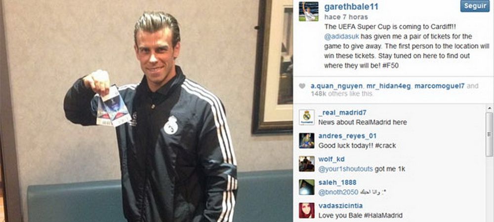 GEST emotionant facut de Gareth Bale: "Am pregatit asta pentru primii care AJUNG la mine" Ce a facut starul lui Real:_1