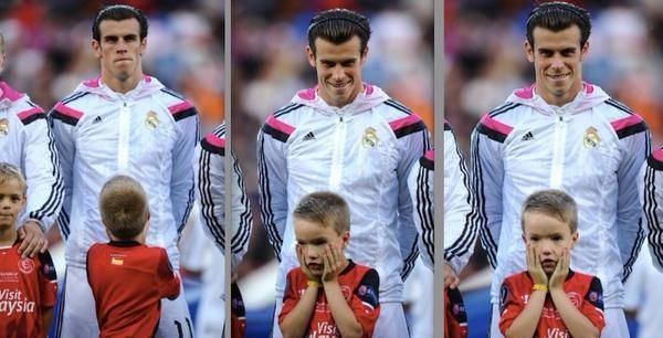 Momentul SUPERB care nu a fost prins la TV! Ce a patit Bale cu cateva clipe inainte de startul meciului FOTO_2