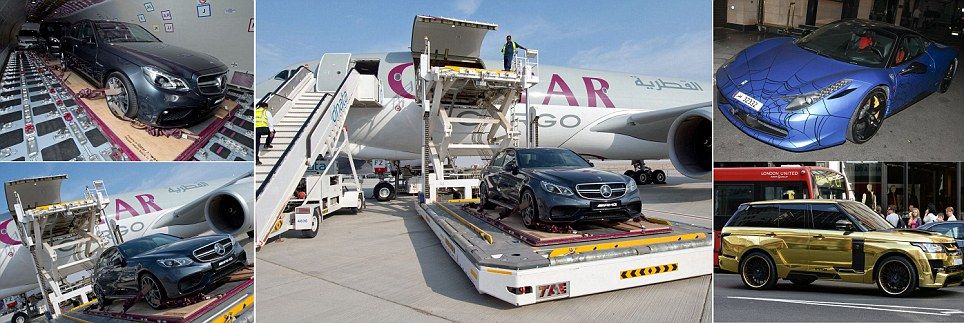 BOGATII din Qatar si Emirate platesc o AVERE sa-si aduca masinile la Londra: "Se fac curse intre Aventador si Veyron in oras!"_2