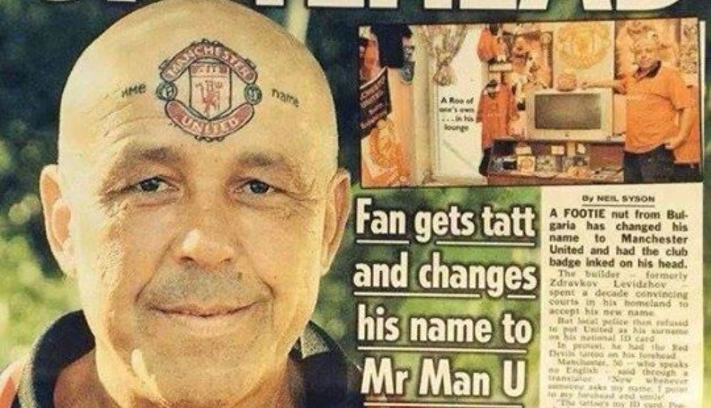"Faceti cunostinta cu domnul United" Lupta fantastica de 15 ani a acestui fan bulgar ca sa-si schimbe numele in Manchester United_2