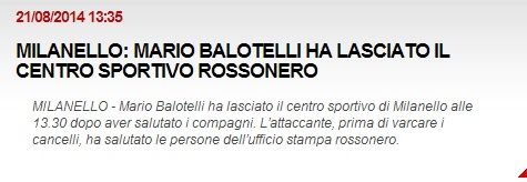 Transfer fantastic de ULTIMA ORA pentru Balotelli. Site-ul lui AC Milan anunta ca si-a luat la revedere de la colegi_3