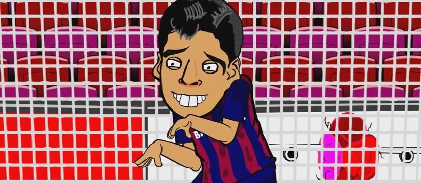 Asta e PARODIA VERII. Cum sunt luati la misto Ronaldo, Suarez si Messi intr-o animatie cu Ice Bucket Challenge. Super VIDEO_1