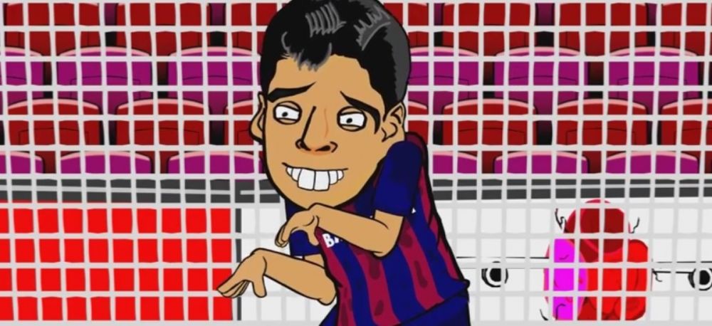 Asta e PARODIA VERII. Cum sunt luati la misto Ronaldo, Suarez si Messi intr-o animatie cu Ice Bucket Challenge. Super VIDEO_4