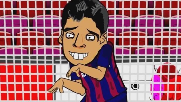 
	Asta e PARODIA VERII. Cum sunt luati la misto Ronaldo, Suarez si Messi intr-o animatie cu Ice Bucket Challenge. Super VIDEO
