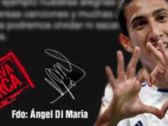 &quot;Niciodata nu mi-am dorit sa plec de la Real!&quot; Scrisoarea de adio a lui Di Maria dupa ce a semnat cu Manchester United
