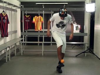 NEBUNIE in vestiarul Barcelonei! Neymar a luat o portocala si a inceput sa faca asta! Cum s-a filmat. VIDEO