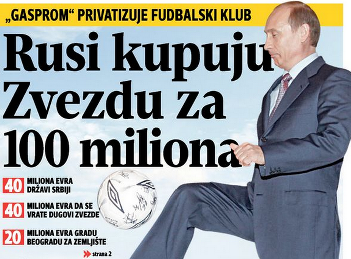 SOC in Europa de Est: un GIGANT investeste 100 milioane € in Steaua Rosie Belgrad! Putin, presedinte de onoare al clubului_6