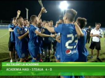 Pustii lui Hagi au umilit Steaua! Ce s-a intamplat in cel mai asteptat meci de la Talent Cup