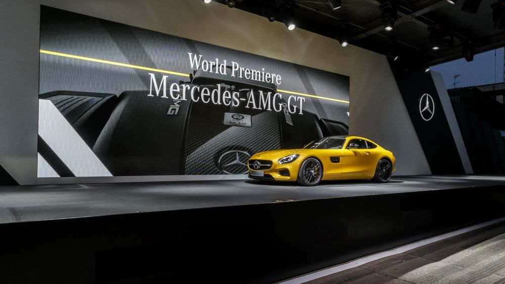 BIJUTERIA lansata de Mercedes: AMG-GT, racheta cu 500 de cai care depaseste 300 km/h! FOTO & VIDEO_1