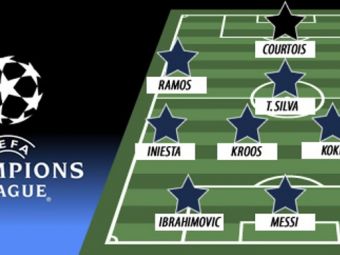 Asa arata echipa cu cel mai tare atac din Europa: Bale, Ibrahimovic, Messi si CR7 in 11-le ideal din Champions League&nbsp;