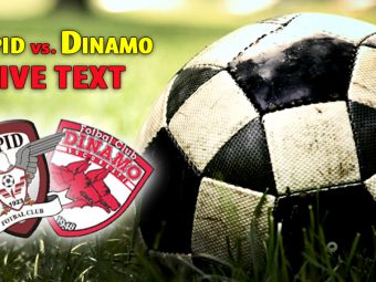 
	Dinamo face scor pe Giulesti in 10 oameni: Rapid 0-3 Dinamo! Ganea asteapta sa fie demis dupa acest rezultat!
