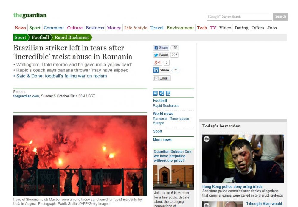 Cazul "Muierea" a ajuns si in The Guardian! Scenele incredibile facute de rapidisti au fost vazute de milioane de oameni!_2