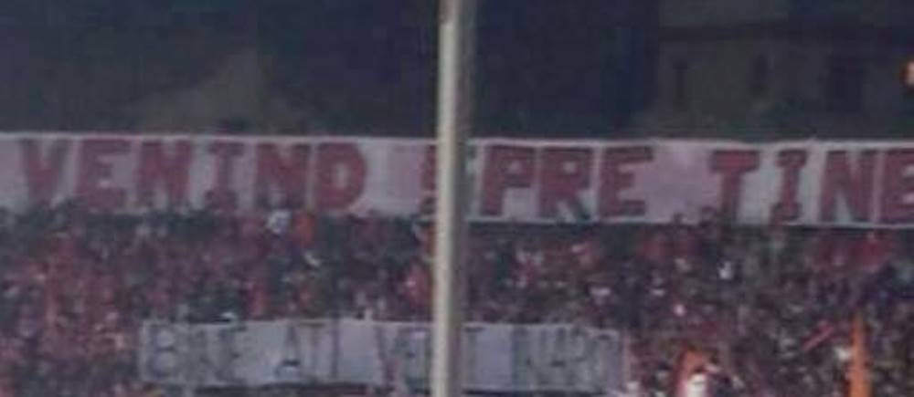 "Bine ati venit inapoi!" AROGANTA fanilor lui Dinamo dupa gestul superb pentru Catalin Hildan. Ce banner a aparut in tribune_2