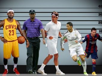 
	Pentru prima data dupa 6 ani, Tiger Woods nu e cel mai valoros sportiv! CR7 e pe 7, Messi abia a prins topul publicat de Forbes
