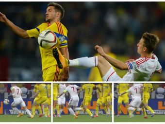 
	FOTO Jucatorii si Piturca ACUZA degeaba, arbitrul a avut dreptate! Chipciu a faultat la golul incasat de Romania!&nbsp;
