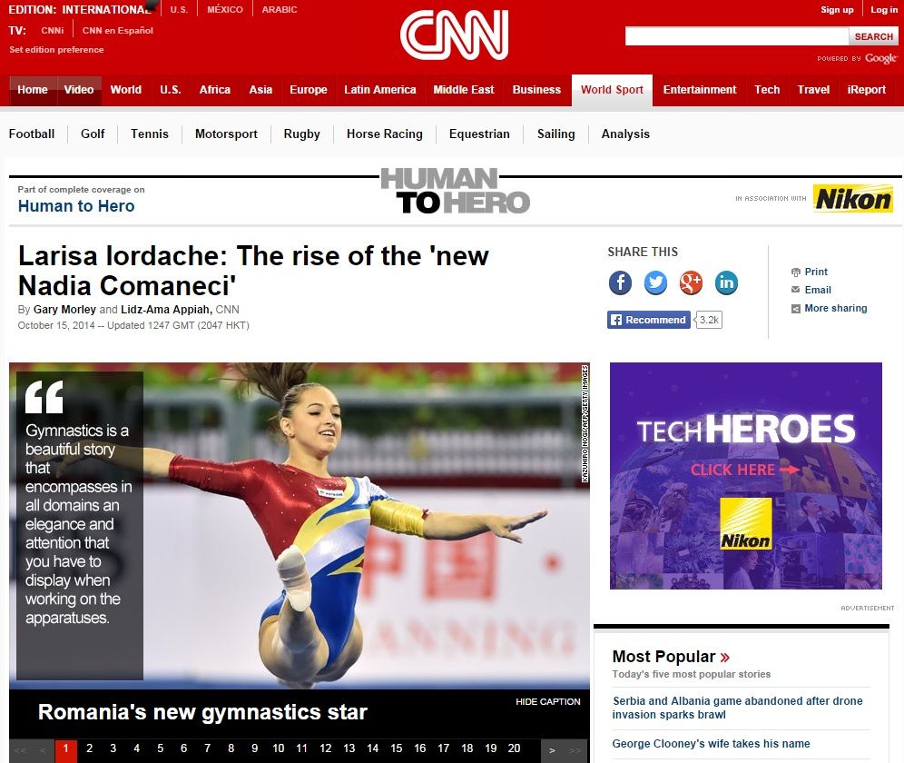 Reportaj CNN cu Larisa Iordache, "noua Nadia a gimnasticii". Cum arata mostenirea Romaniei comuniste care produce si azi campioane_1