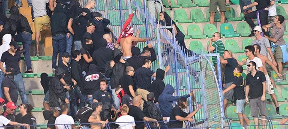 Italia coruptie in fotbal meciuri aranjate Serie A violente pe stadioane