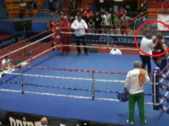 
	Imagini socante la un meci de box: arbitrul a fost batut cu bestialitate in ring, celalalt boxer s-a speriat si a fugit: VIDEO
