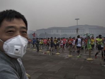 Chinul din China! Imagini fantastice de la Maratonul infernului din Beijing, orasul ramas fara oxigen. Galerie FOTO