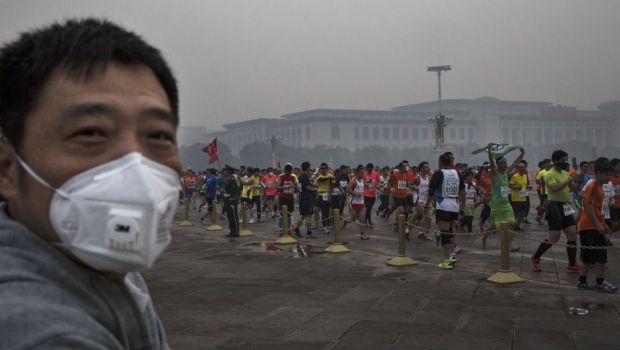 Chinul din China! Imagini fantastice de la Maratonul infernului din Beijing, orasul ramas fara oxigen. Galerie FOTO