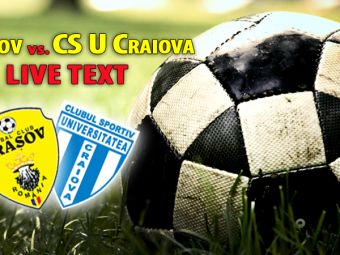 
	FC Brasov 2-3 CSU Craiova. Brasovul revine de la 0-2, dar Nuno Rocha da lovitura dupa o greseala incredibila a lui Iacob
