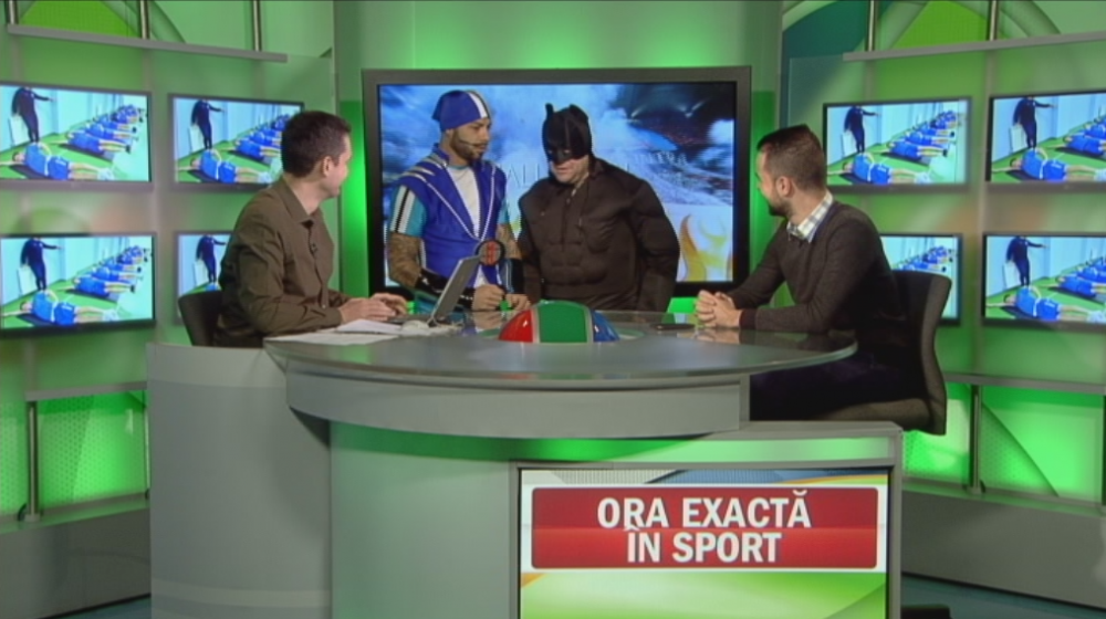 VIDEO: Au intrat "mascatii" in platoul Sport.ro :) Sportacus Kirita, stelistul Duban si morosanul Hulk au inceput deja derby-ul!_2