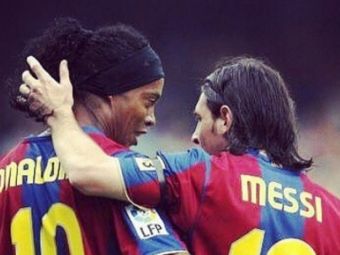 
	&quot;Ne-ai cucerit pe toti cu talentul si umilinta ta!&quot; Mesajul emotionant al lui Ronaldinho pentru Messi dupa recordul istoric
