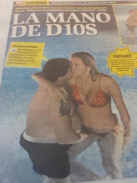 'E un batran murdar!' Imagini incredibile cu Maradona. Cum a fost surprins alaturi de iubita sa_1