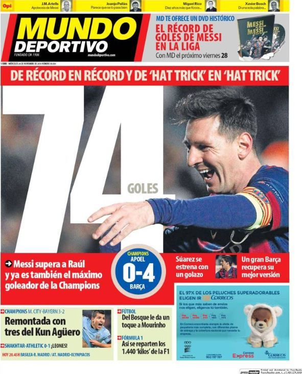 Messi a dat 'GAME OVER' in Champions League! Ziua FABULOASA pe care o astepta de noua ani! INFOGRAFIC:_4