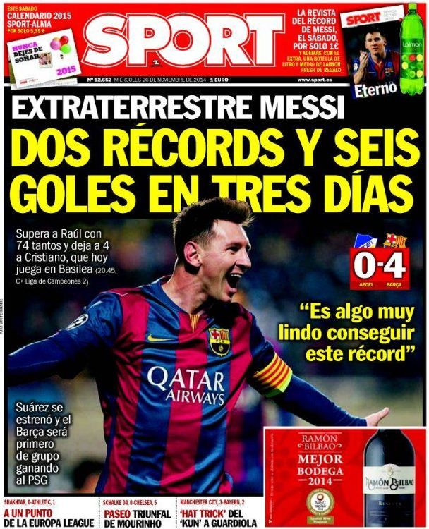 Messi a dat 'GAME OVER' in Champions League! Ziua FABULOASA pe care o astepta de noua ani! INFOGRAFIC:_5