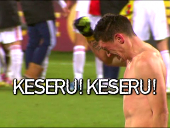 DRAMA in lacrimi a lui Keseru! Imagini incredibile de la finalul meciului cu Aalborg. Galca si Dica au incercat sa-l calmeze