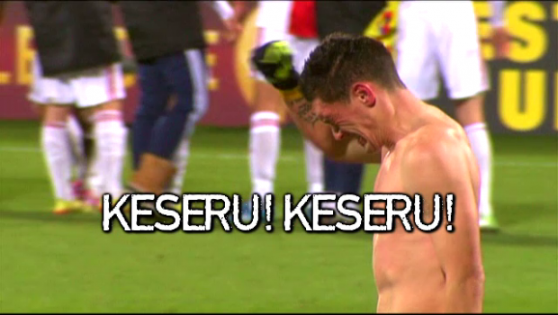 DRAMA in lacrimi a lui Keseru! Imagini incredibile de la finalul meciului cu Aalborg. Galca si Dica au incercat sa-l calmeze