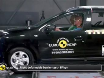VIDEO Scor slab pentru Dacia Logan MCV la testele Euro NCAP. Cate stele a primit: