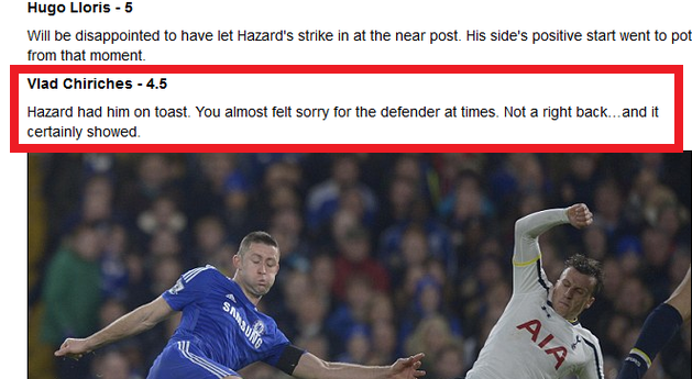"Aproape ca iti parea rau pentru el!" Chiriches are cosmaruri cu Hazard, Tottenham a fost spulberata! Ce scriu englezii_2