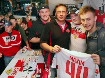 
	Moment senzational pentru Alex Maxim in Germania. Cadoul superb primit din partea fanilor lui Stuttgart. FOTO
